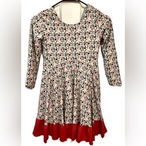 Evie's Closet Reversible Holiday Christmas Valentines Dress - Size 7